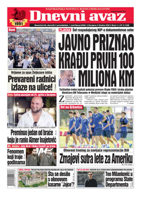 Cover of Dnevni avaz