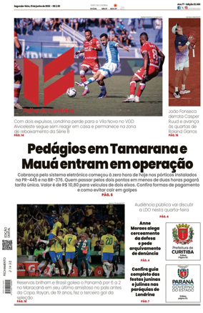 Cover of Folha de Londrina