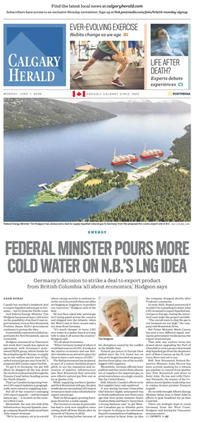 Cover of Calgary Herald