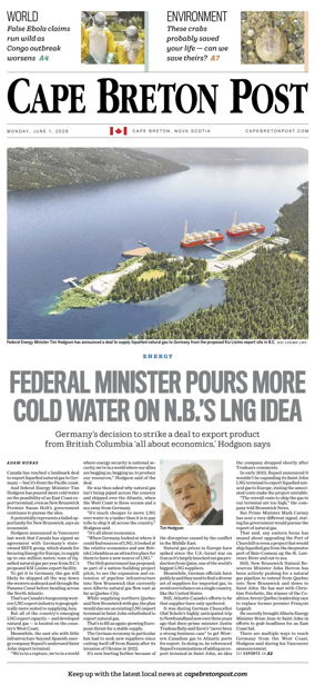 Cover of Cape Breton Post