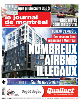Cover of Le Journal de Montreal