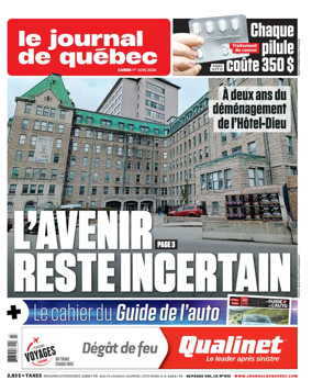 Cover of Le Journal de Quebec