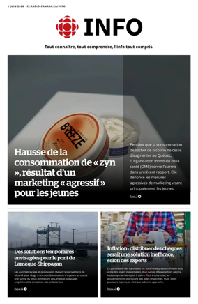 Cover of Radio-Canada Info