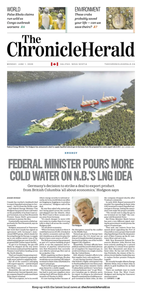 Cover of The Chronicle Herald (Metro)