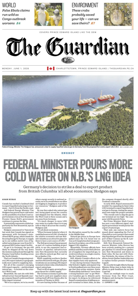 Cover of The Guardian (Charlottetown)