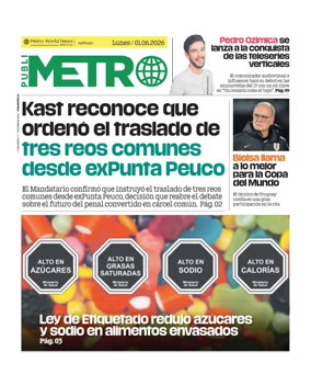 Cover of Publimetro Chile