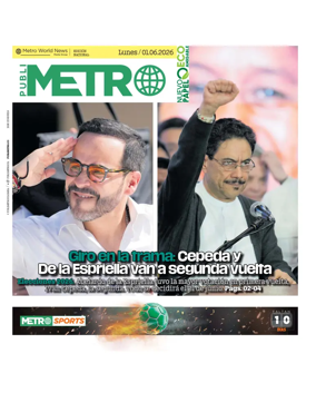 Cover of Publimetro Colombia