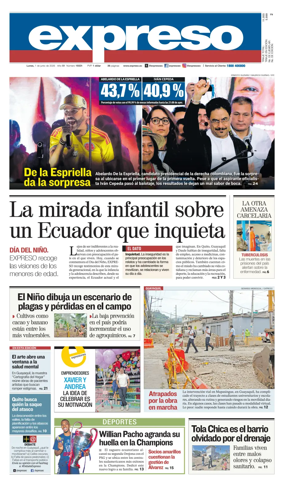 Cover of Diario Expreso