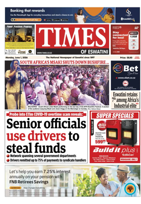 Cover of Times of Eswatini