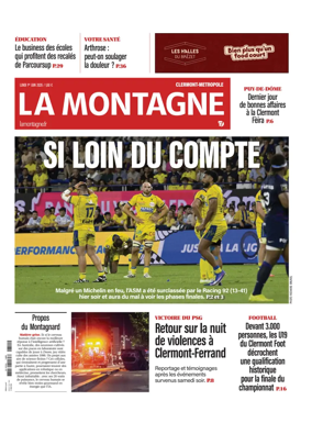 Cover of La Montagne (Clermont-Metropole)