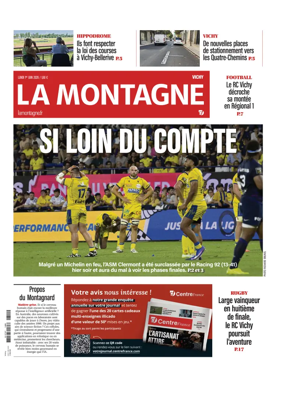 Cover of La Montagne (Vichy)