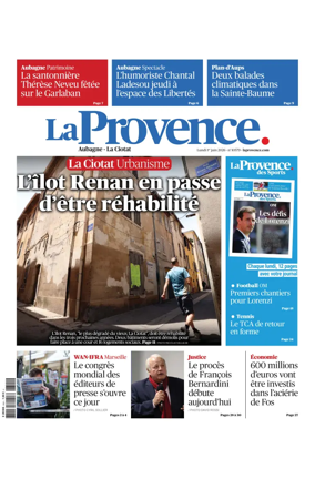 Cover of La Provence Aubagne-La Ciotat