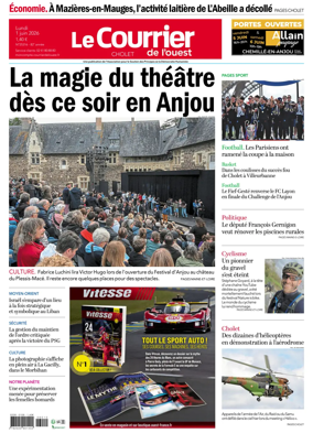Cover of Le Courrier de l’Ouest (Cholet)