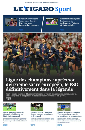 Cover of Le Figaro Sport