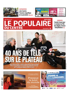Cover of Le Populaire du Centre (Haute-Vienne)