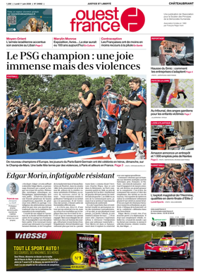 Cover of Ouest France (Chateaubriant)