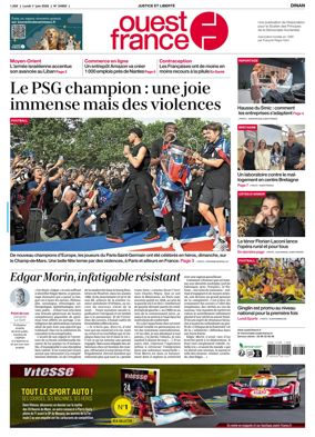 Cover of Ouest France (Dinan)