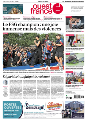 Cover of Ouest France (Les Herbiers / Montaigu)