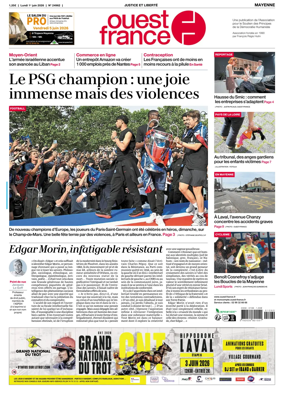 Cover of Ouest France (Mayenne)
