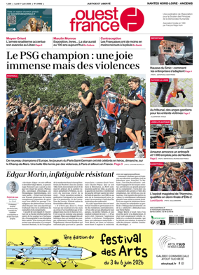 Cover of Ouest France (Nantes Nord-Loire - Ancenis)