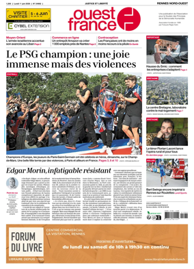Cover of Ouest-France (Rennes Nord-Ouest)
