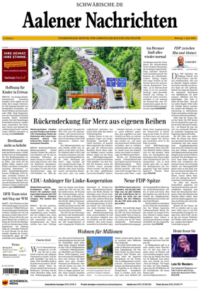 Cover of Aalener Nachrichten