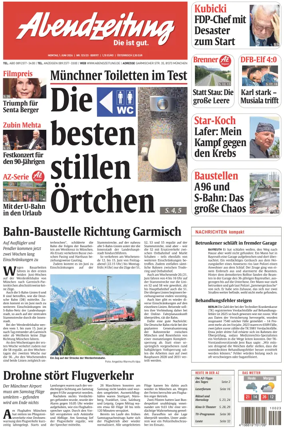 Cover of Abendzeitung Munchen