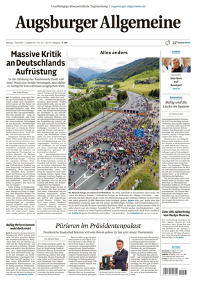 Cover of Augsburger Allgemeine (Ausgabe Stadt)