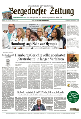 Cover of Bergedorfer Zeitung