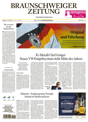 Cover of Braunschweiger Zeitung (Gifhorn)