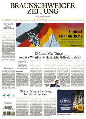 Cover of Braunschweiger Zeitung (Peine)