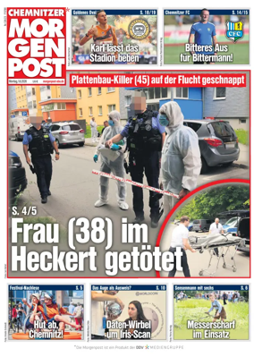 Cover of Chemnitzer Morgenpost