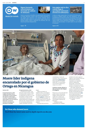Cover of Deutsche Welle (Spanish edition)