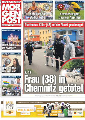 Cover of Dresdner Morgenpost