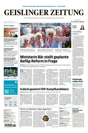Cover of Geislinger Zeitung
