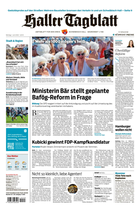 Cover of Haller Tagblatt