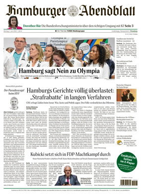Cover of Hamburger Abendblatt (Pinneberg)