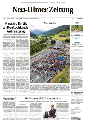 Cover of Neu-Ulmer Zeitung