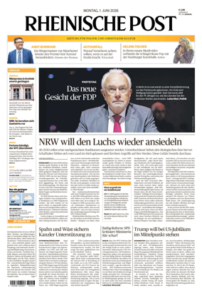Cover of Rheinische Post Krefeld Kempen