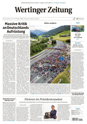 Cover of Wertinger Zeitung