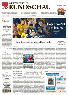 Cover of Westfalische Rundschau (Hagen Hohenlimburg)