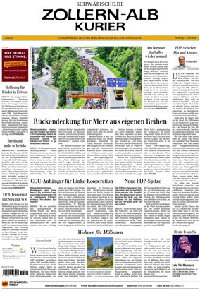 Cover of Zollern-Alb-Kurier (Balingen)