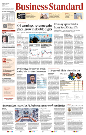 Cover of Business Standard