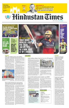 Cover of Hindustan Times (Mumbai) - School