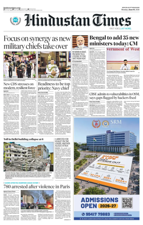 Cover of Hindustan Times Uttarakhand