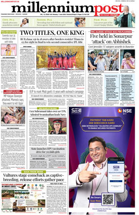 Cover of Millennium Post (Kolkata)