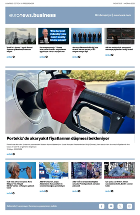 Cover of Euronews Business (Turkish) Compiled Editions