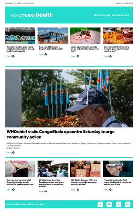 Cover of Euronews Health (English) Compiled Edition