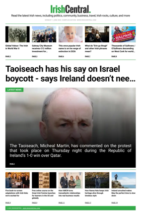 Cover of Irish Central