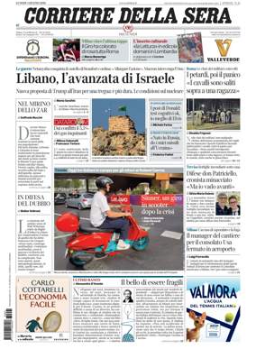 Cover of Corriere della Sera